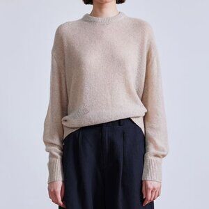 EUC Apiece Apart Softest Tissue Weight Sweater in Sand XS